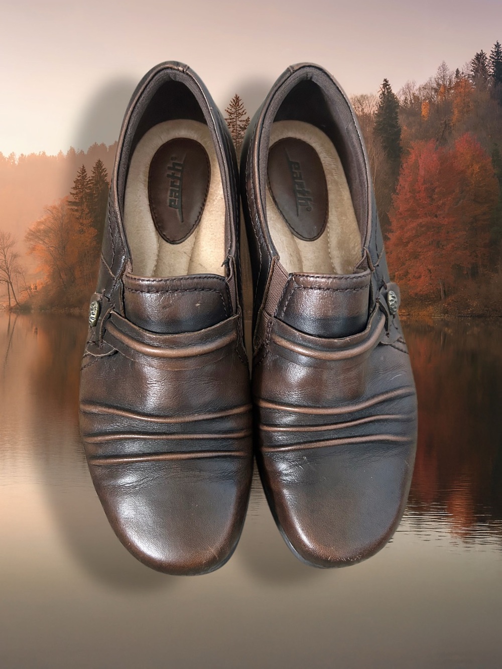 EARTH | Maize Shootie Leather Loafers